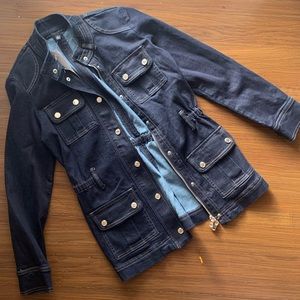 White House Black Market Jean Jacket size 0